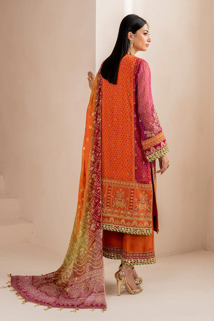 Baroque Designer Suit - Back View - Pakistani Formal Wear 