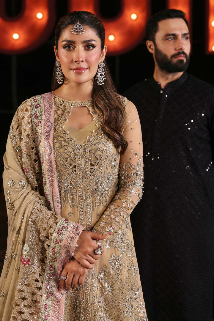 Naaz by Nazia Nureh Jhoomro luxury chiffon embroidered outfit with organza details