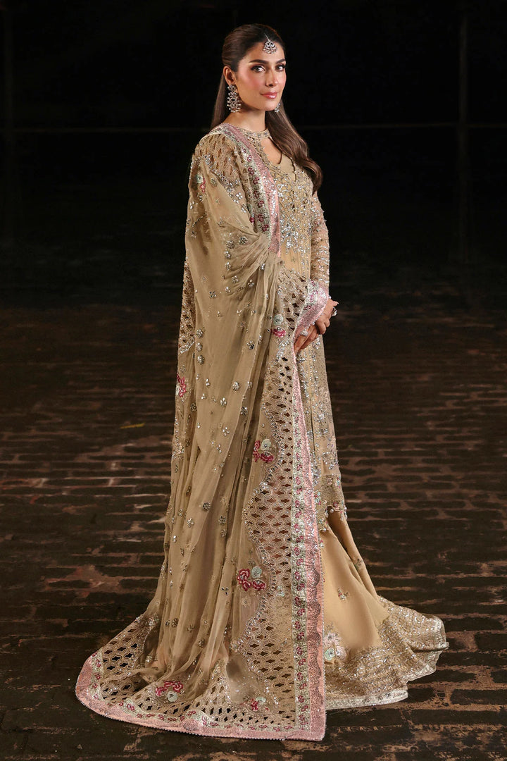 Elegant Nureh Jhoomro embroidered front and back daman borders – Naaz by Nazia