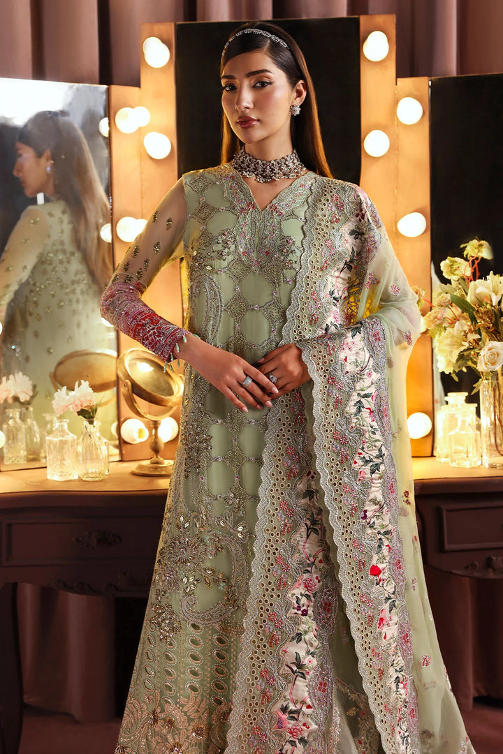 Naaz by Nazia Nureh Jhoomro luxury chiffon and organza embroidered outfit