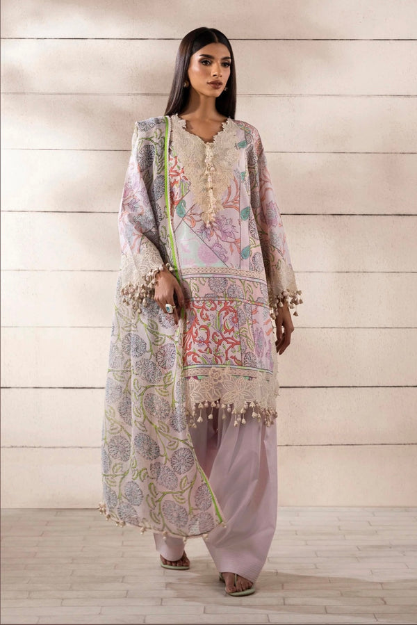 Sana Safinaz 3 pc Stitched Lawn suit SSAF-027A