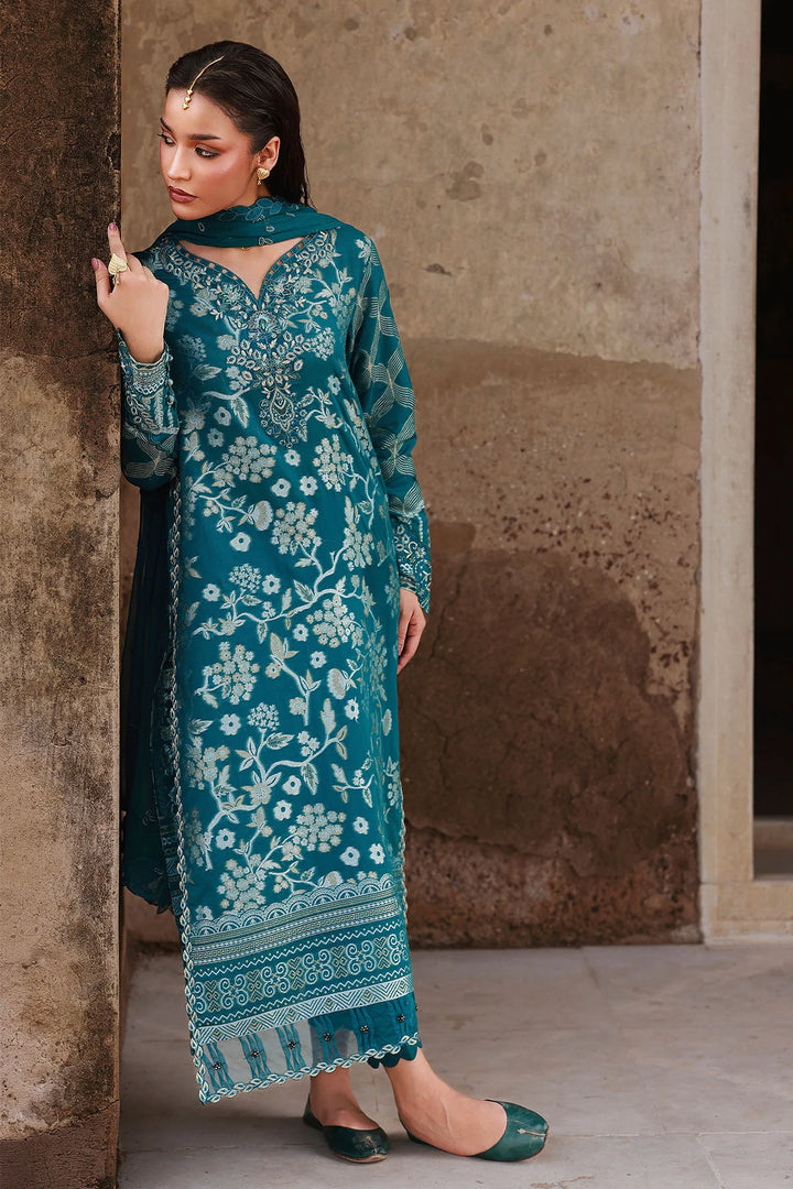 Maya Jacquard collection outfit featuring embroidered jacquard shirt
