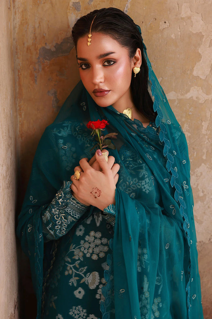 Maya Jacquard collection outfit featuring embroidered jacquard shirt
