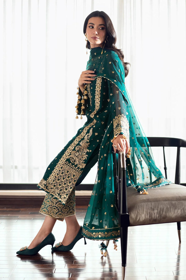 Baroque SF-505 chiffon sleeves with intricate embroidery – Naaz by Nazia