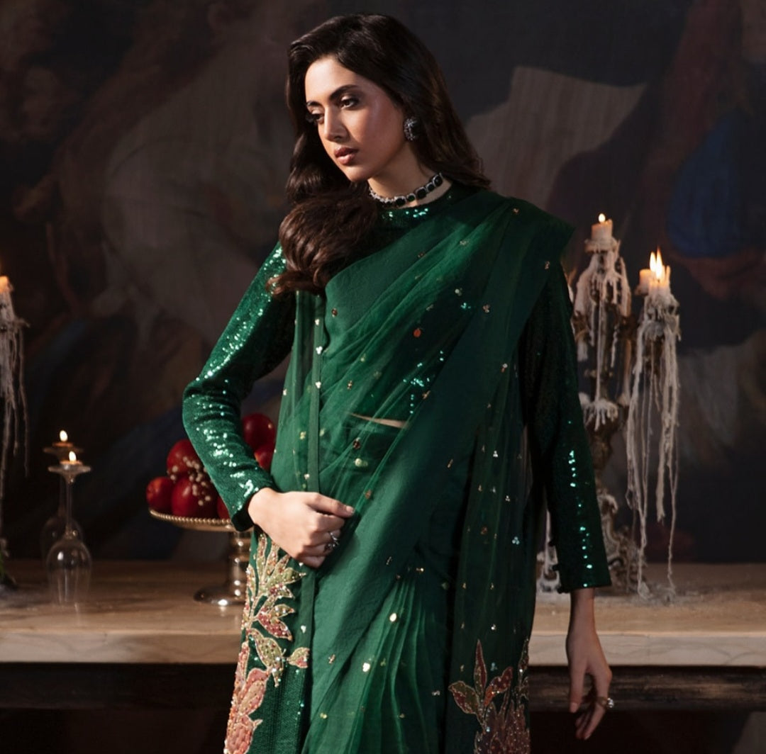 Charizma "Fully stitched saree"