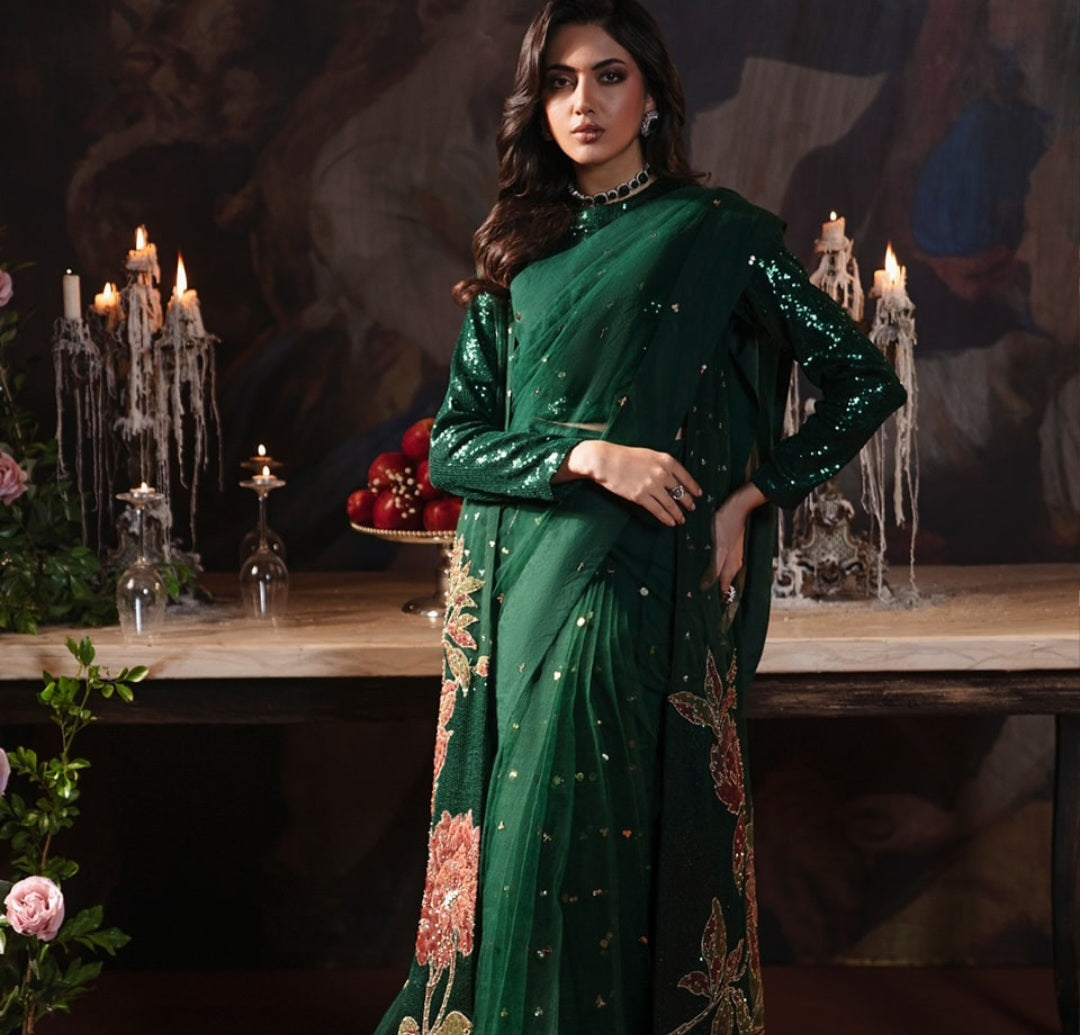 Charizma "Fully stitched saree"