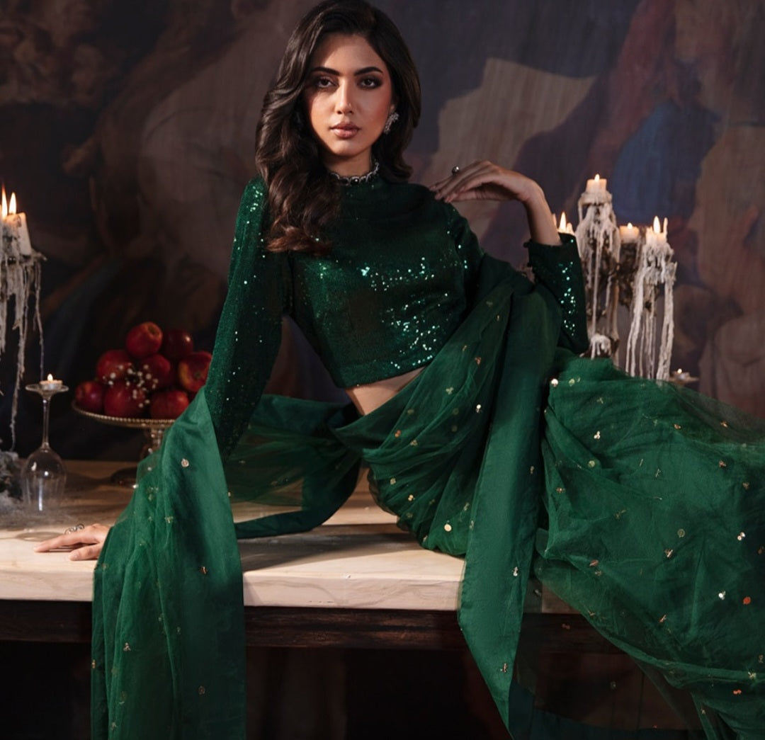 Charizma "Fully stitched saree"