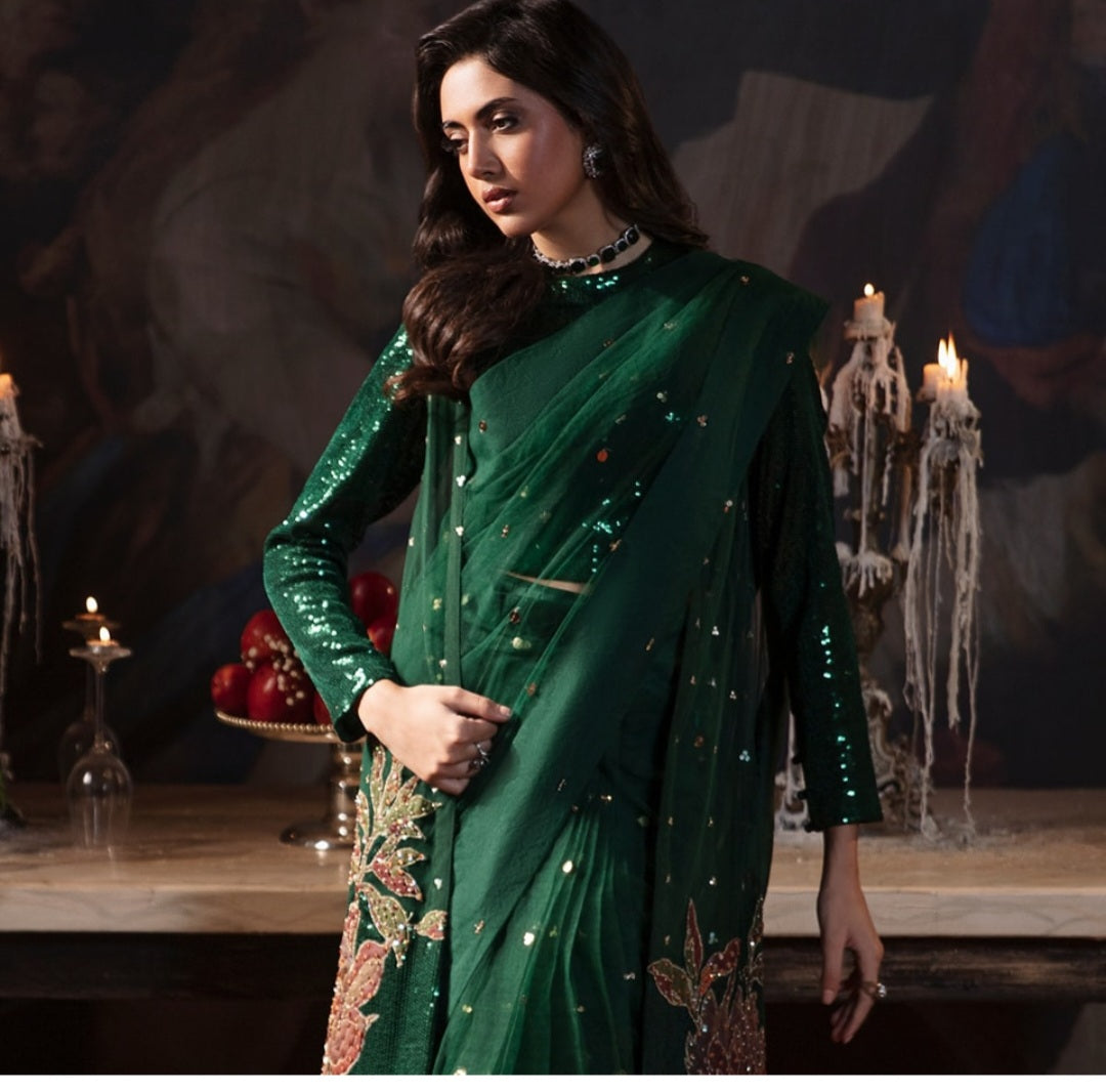 Charizma "Fully stitched saree"