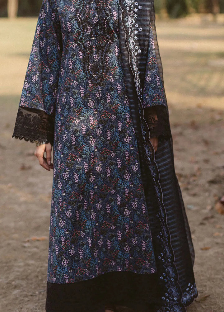 Graceful pose highlighting shirt and dupatta embroidery in natural light