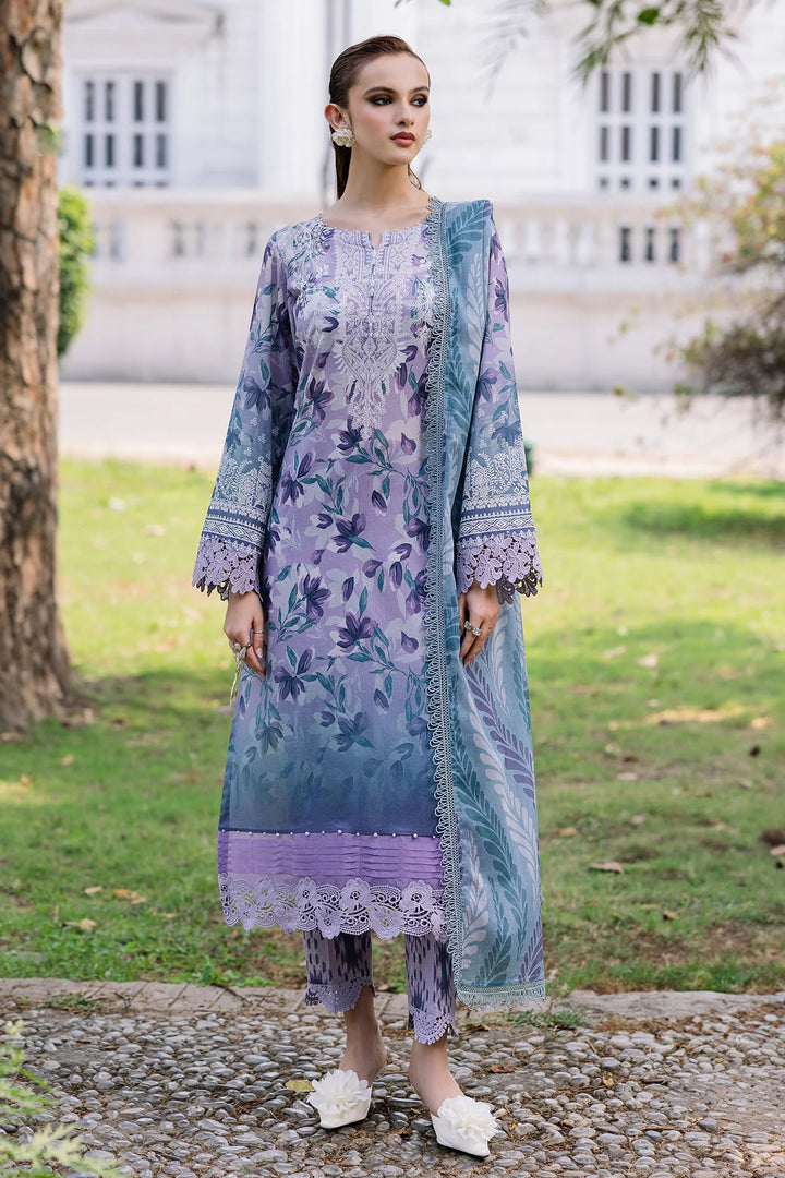 Detailed sleeve and lace embroidery of Nureh’s premium lawn outfit