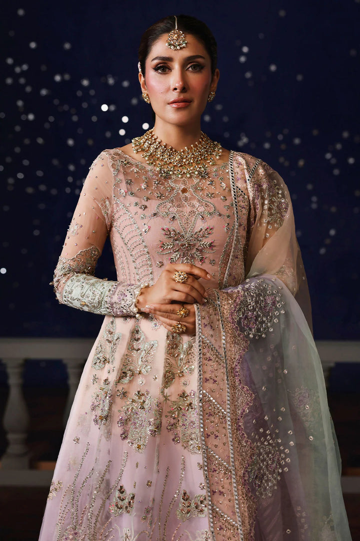 Plain dyed raw silk trouser with embroidered silk patch – NaazbyNazia exclusive