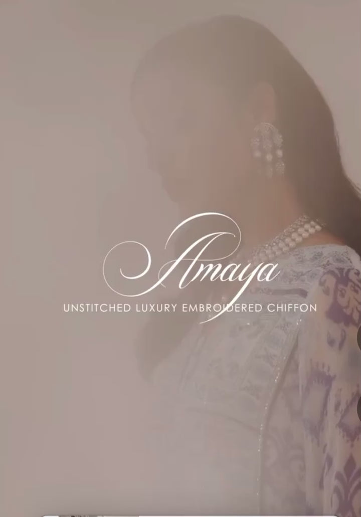 video Back neckline detailing on Amaya chiffon shirt with keyhole design